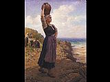 A la Fontaine by Jules Breton